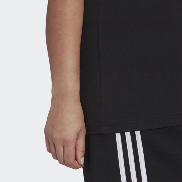Adidas Essentials Logo Tee (taille Plus) Blanc Mode
