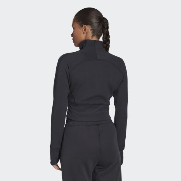 Adidas Aeroready Studio Track Top Noir