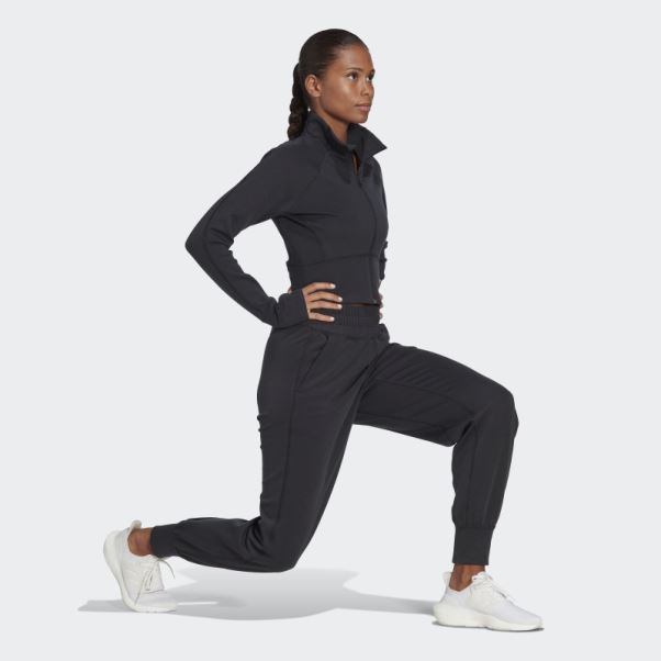 Adidas Aeroready Studio Track Top Noir