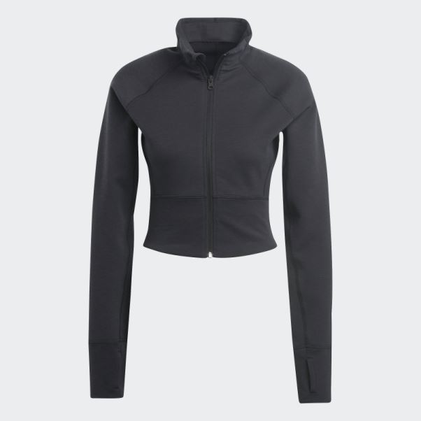 Adidas Aeroready Studio Track Top Noir