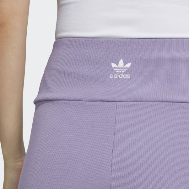 Leggings Courts Adicolor Essentials Lilas Adidas
