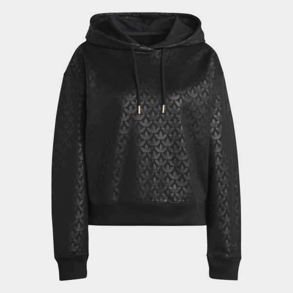 Sweat à Capuche Logo Adidas Noir