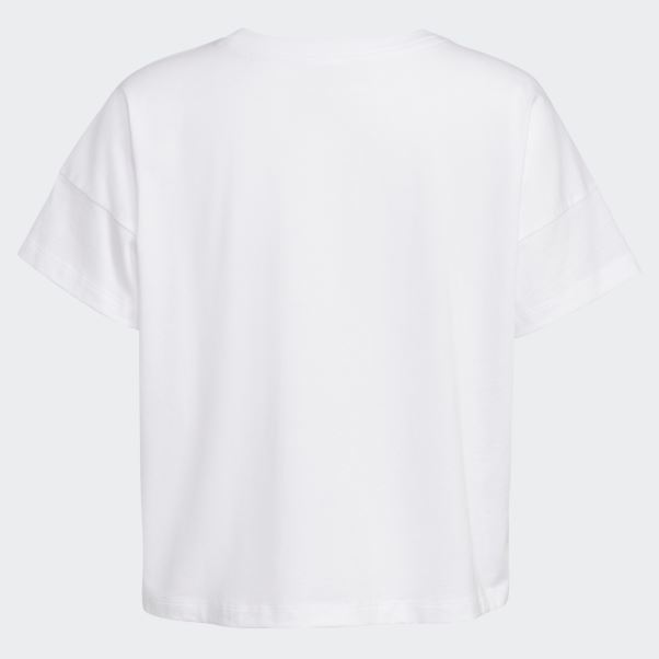 T-shirt Loose Box Adidas Blanc