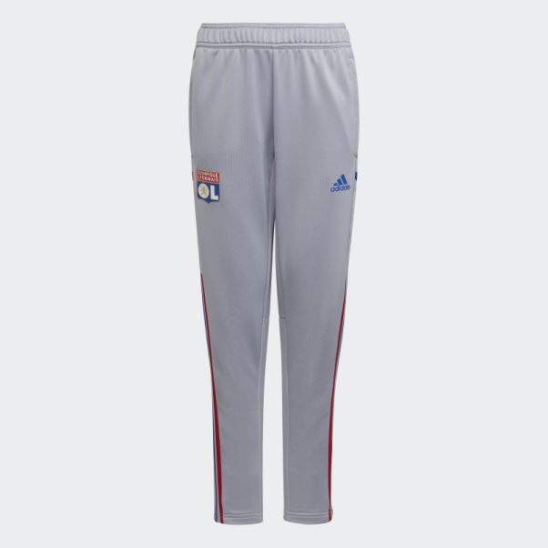 Lyonnais Tiro 21 Bas De Survetement D'entrainement Olympique Adidas Argent
