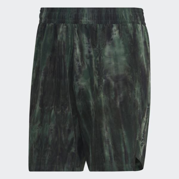Short D'entraînement Spray Dye Vert Oxyde Adidas