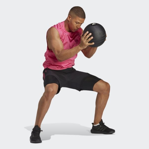 Adidas Magenta Conçu Pour L'entraînement Pro Series Hiit Débardeur Organisé Par Cody Rigsby Fashion