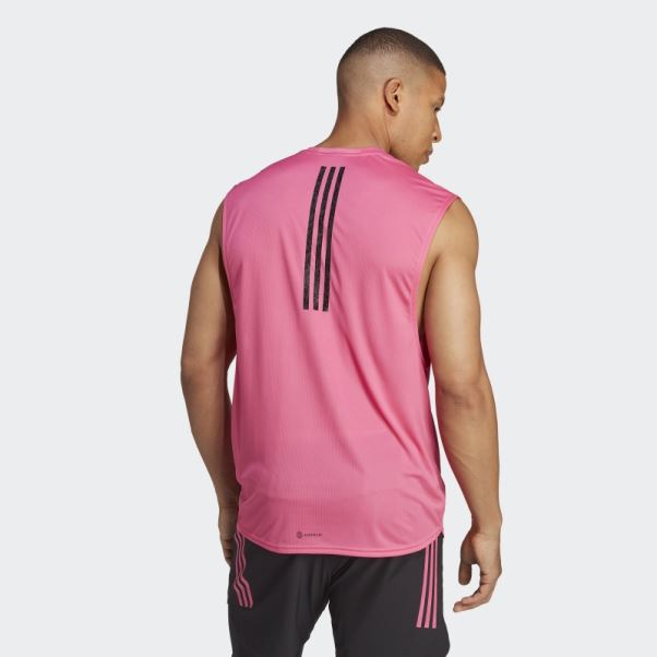 Adidas Magenta Conçu Pour L'entraînement Pro Series Hiit Débardeur Organisé Par Cody Rigsby