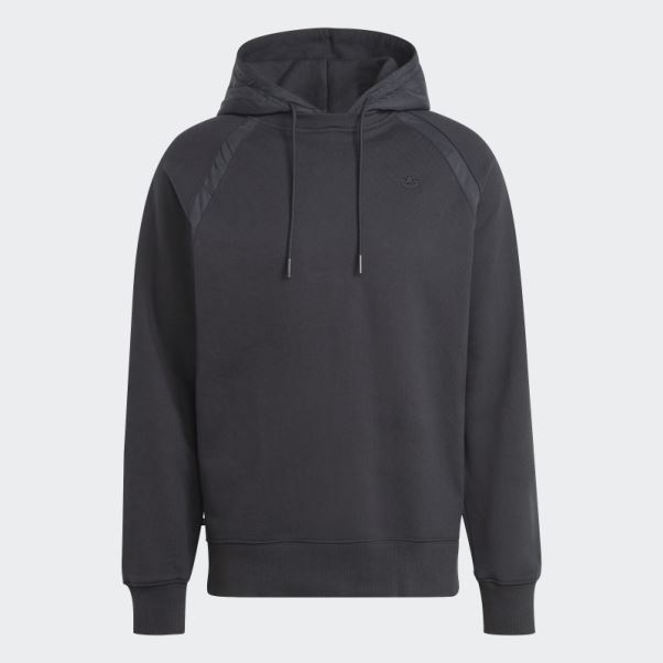 Sweat à Capuche En Nylon Froissé Premium Essentials Adidas Noir