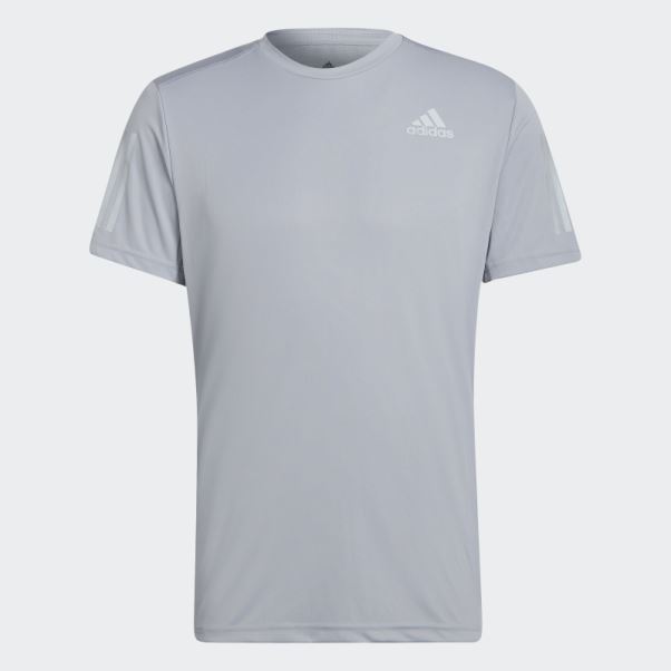 Adidas Possède Le T-shirt De Course Argenté