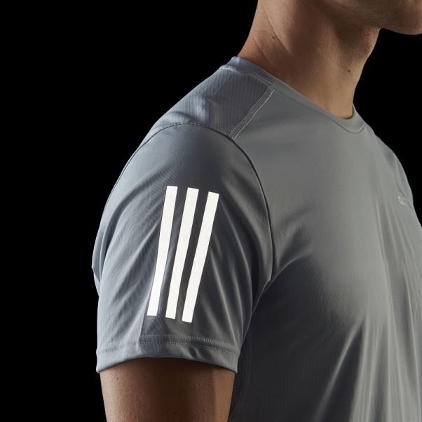 Adidas Possède Le T-shirt De Course Argenté