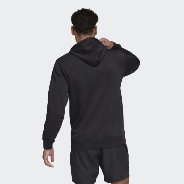 Sweat à Capuche Adidas Manchester United Dna Graphique Noir