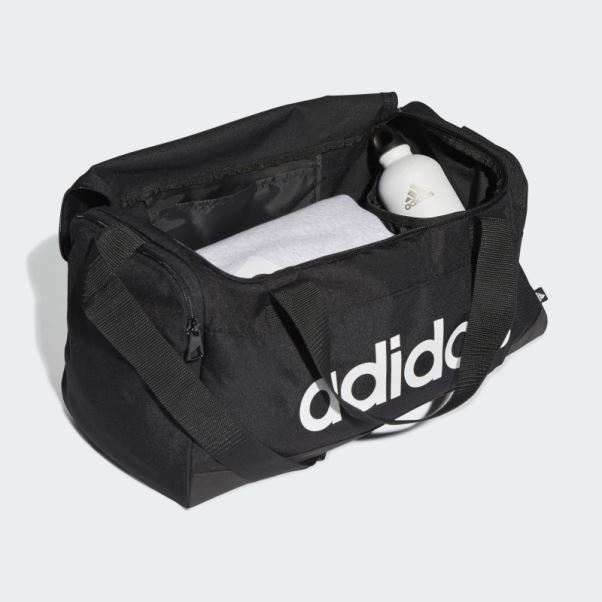 Sac Polochon Logo Essentials Extra Petit Adidas Noir