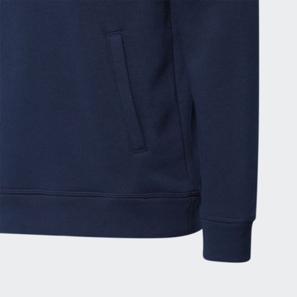 Sweat à Capuche Adidas Bleu Marine