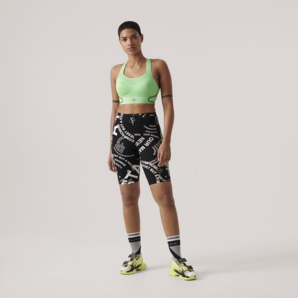 Soutien-gorge De Sport à Maintien élevé Adidas By Stella Mccartney Truepace Vert Flash Chaud