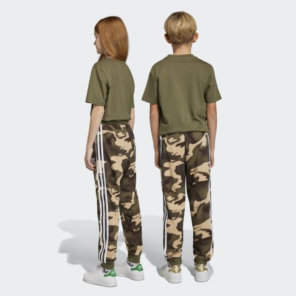 Adidas Pantalon De Jogging Camouflage Beige