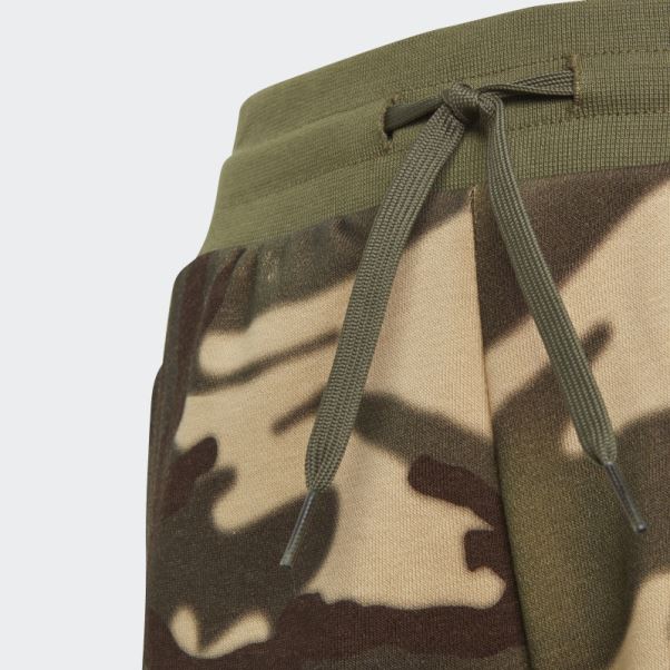 Adidas Pantalon De Jogging Camouflage Beige