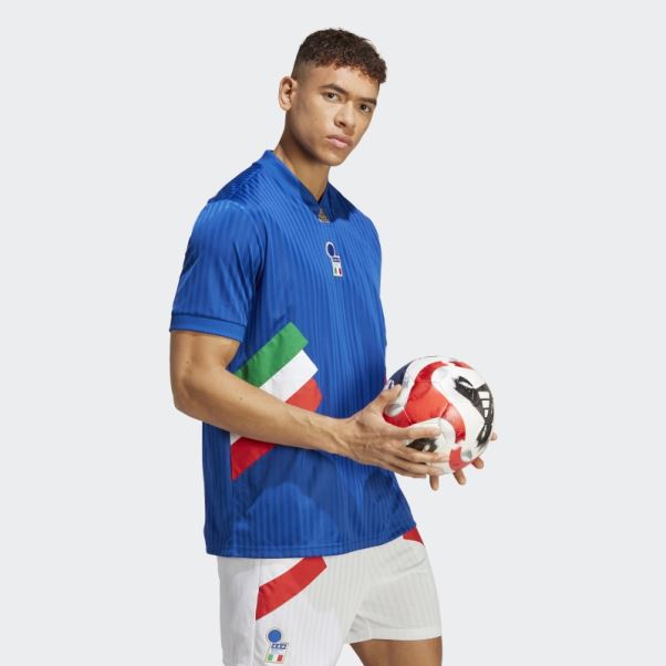 Maillot Italy Icon Bleu Royal Adidas