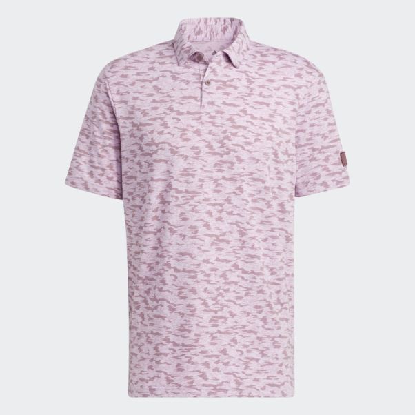 Polo Adidas Go-to Camo Bordeaux
