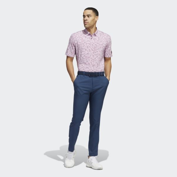 Polo Adidas Go-to Camo Bordeaux