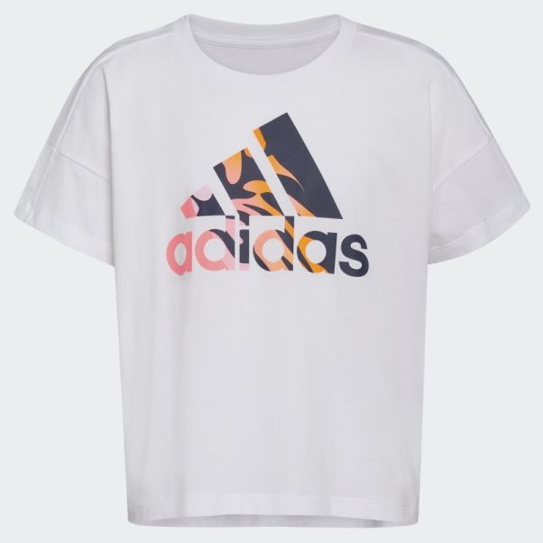 T-shirt Oversize Adidas Blanc