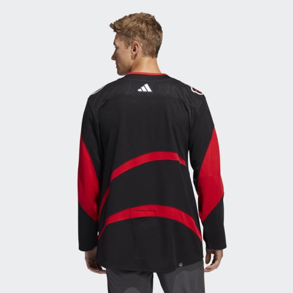 Maillot Senators Genuine Reverse Retro Wordmark Noir Adidas