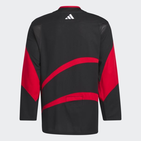 Maillot Senators Genuine Reverse Retro Wordmark Noir Adidas