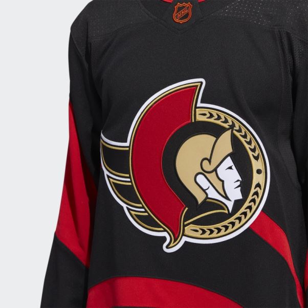 Maillot Senators Genuine Reverse Retro Wordmark Noir Adidas