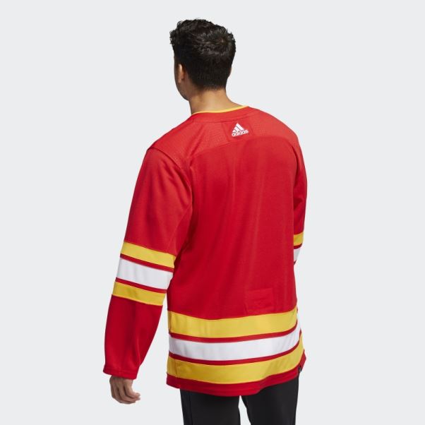 Maillot Adidas Flammes Home Authentique Rouge