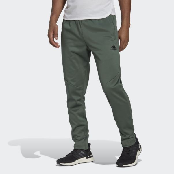 Pantalon Fuselé Adidas Green Oxide Aeroready Game And Go Avec Petit Logo
