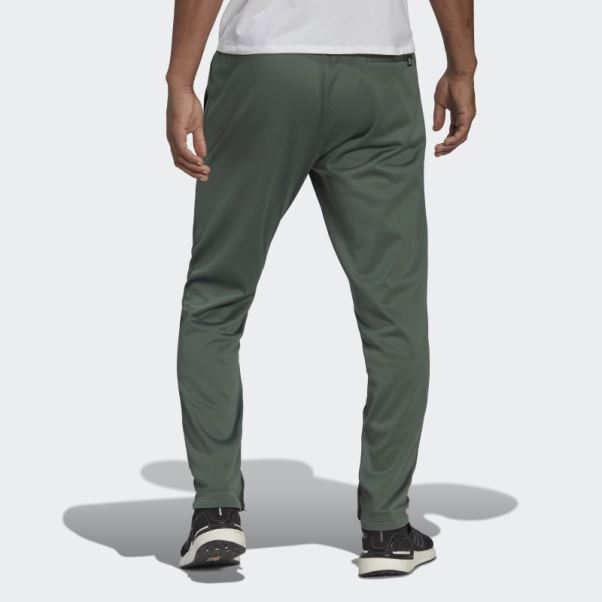 Pantalon Fuselé Adidas Green Oxide Aeroready Game And Go Avec Petit Logo