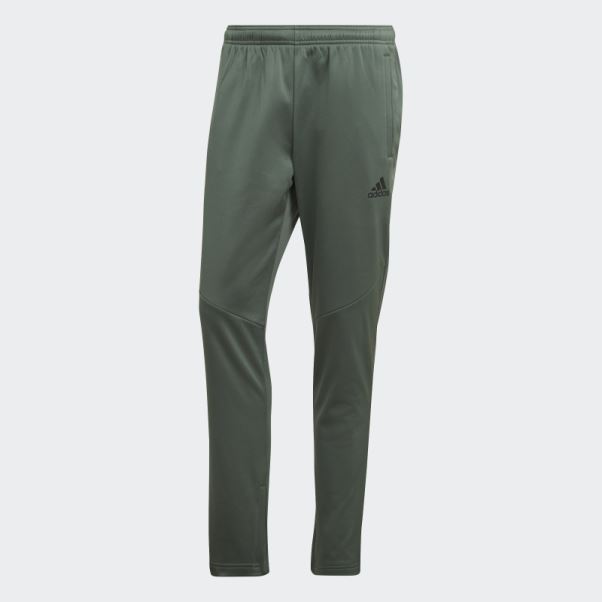 Pantalon Fuselé Adidas Green Oxide Aeroready Game And Go Avec Petit Logo