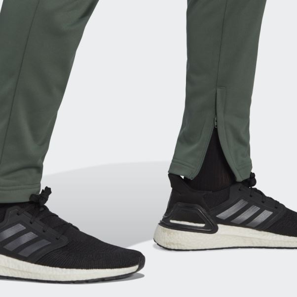 Pantalon Fuselé Adidas Green Oxide Aeroready Game And Go Avec Petit Logo