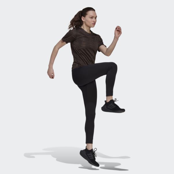 T-shirt De Course à Imprimé Crocodile Noir Run Icons Adidas
