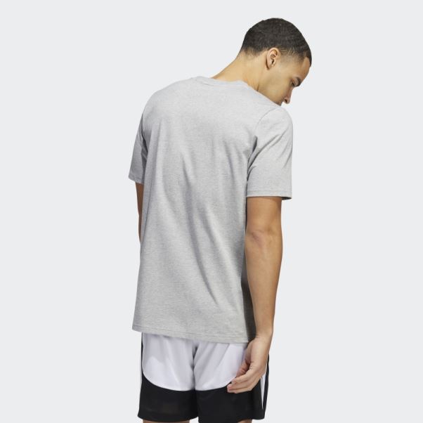 Sleep On T-shirt Graphique Gris Moyen Adidas
