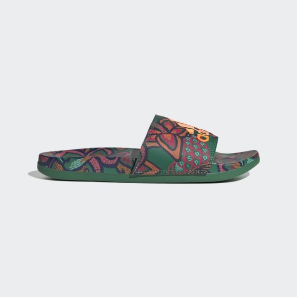 Sandales Adilette Confort Vert Gras Adidas