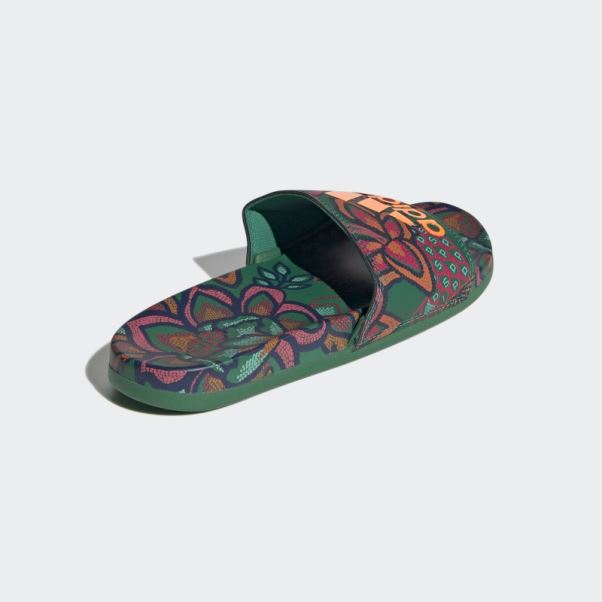 Sandales Adilette Confort Vert Gras Adidas