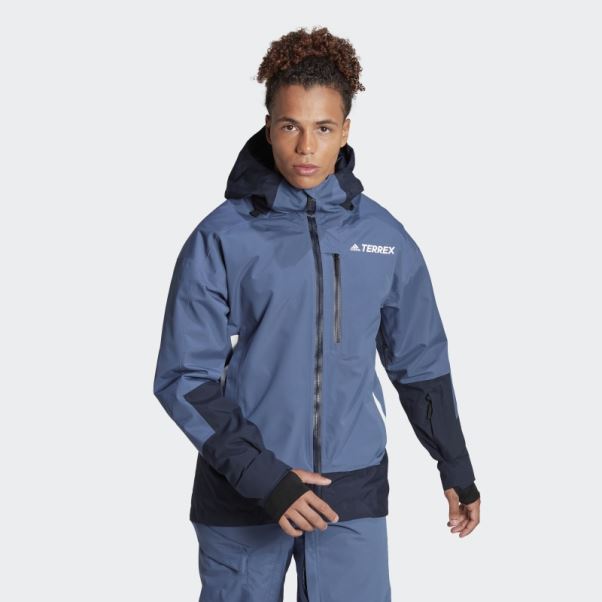 Veste Isolée 2 Couches Adidas Steel Terrex Myshelter Snow