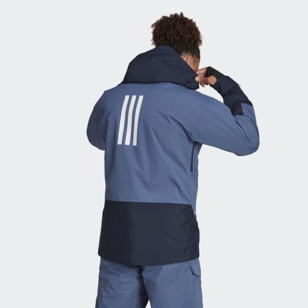 Veste Isolée 2 Couches Adidas Steel Terrex Myshelter Snow