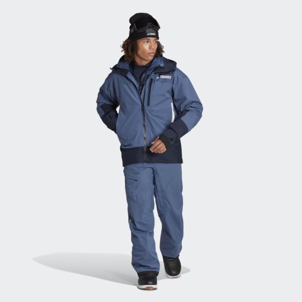 Veste Isolée 2 Couches Adidas Steel Terrex Myshelter Snow
