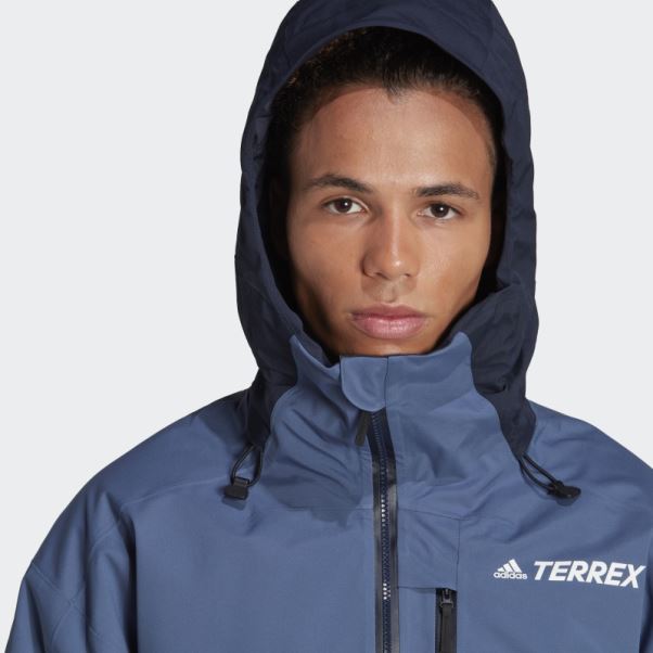 Veste Isolée 2 Couches Adidas Steel Terrex Myshelter Snow