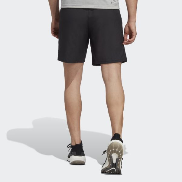 Short D'entraînement Tissé Adidas Train Essentials Noir