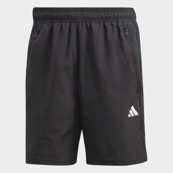 Short D'entraînement Tissé Adidas Train Essentials Noir