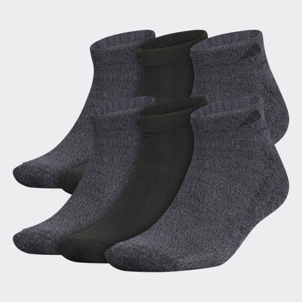 Chaussettes Athlétiques Basses Adidas Noires 6 Paires