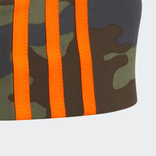 Haut à Découpes Imprimé Camouflage Adidas