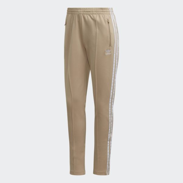 Adidas Primeblue Sst Pantalon De Survêtement Beige