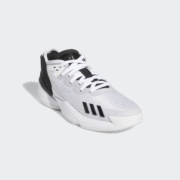 Enfiler. Chaussure De Basket Issue #4 Adidas Blanche