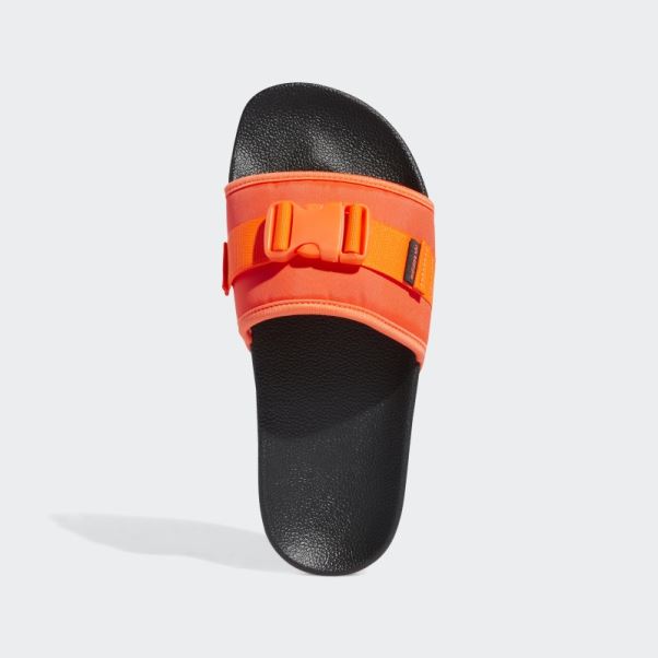 Claquettes Pouchylette Rouges Adidas