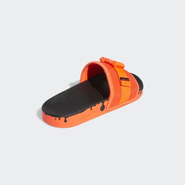 Claquettes Pouchylette Rouges Adidas