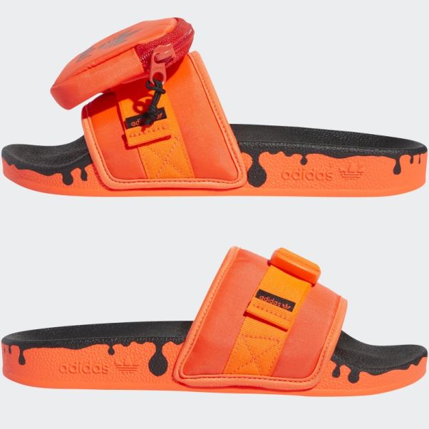 Claquettes Pouchylette Rouges Adidas