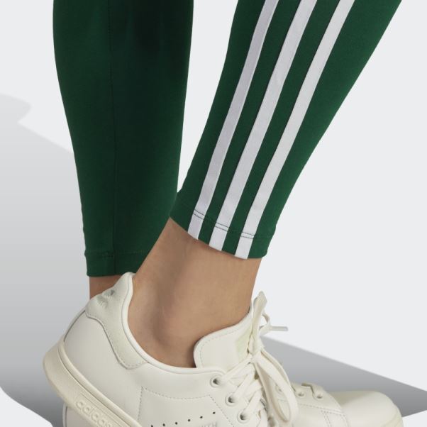 Legging Adicolor Classics 3 Bandes Vert Foncé Adidas